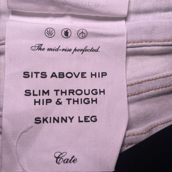 Rag & Bone Jeans Size 23 Mid Rise Skinny Light Wash Ditch Plains 25” Inseam NWT - Picture 5 of 5